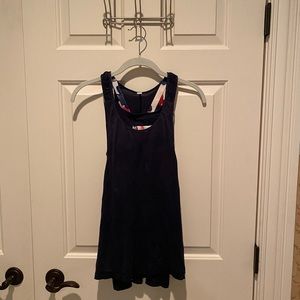 Navy and Cranberry Lululemon Top
